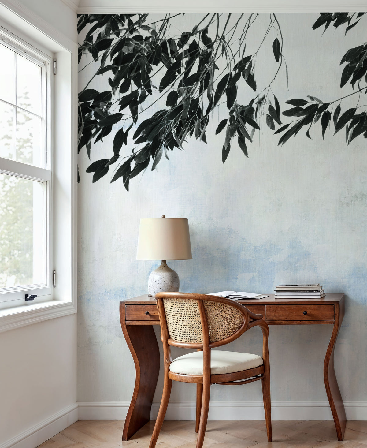 Eucalyptus Mural Wallpaper - room preview 06