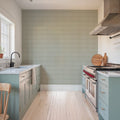 Bamboo Stripes, Mint Mural Wallpaper - room preview 06