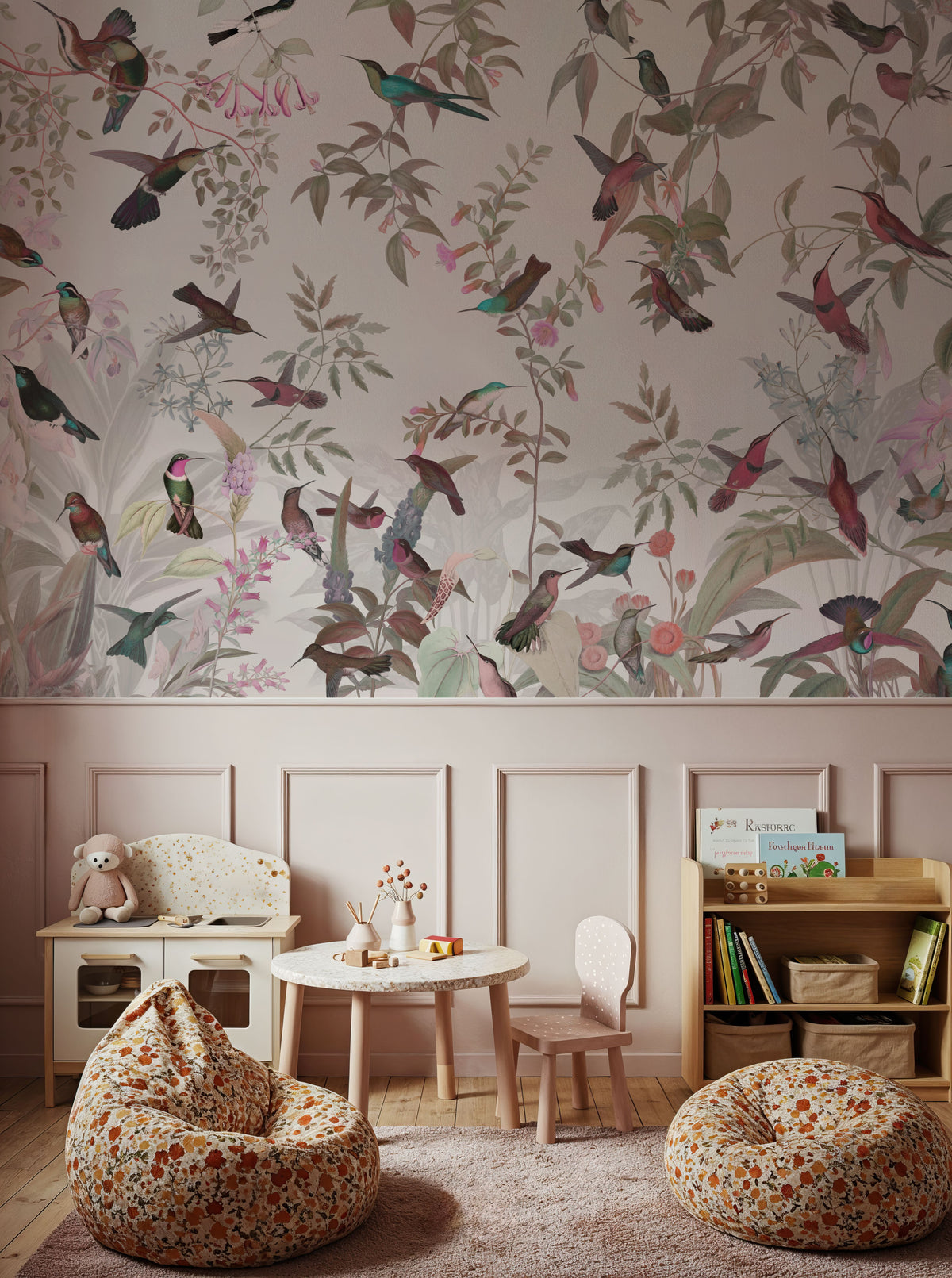 Birds Everywhere Mural Wallpaper - room preview 06