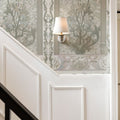 Plant Fantasy Ornament, Sage Mural Wallpaper - room preview 06