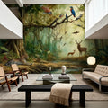 Harmony Amongst Jungle Dwellers Mural Wallpaper - room preview 06