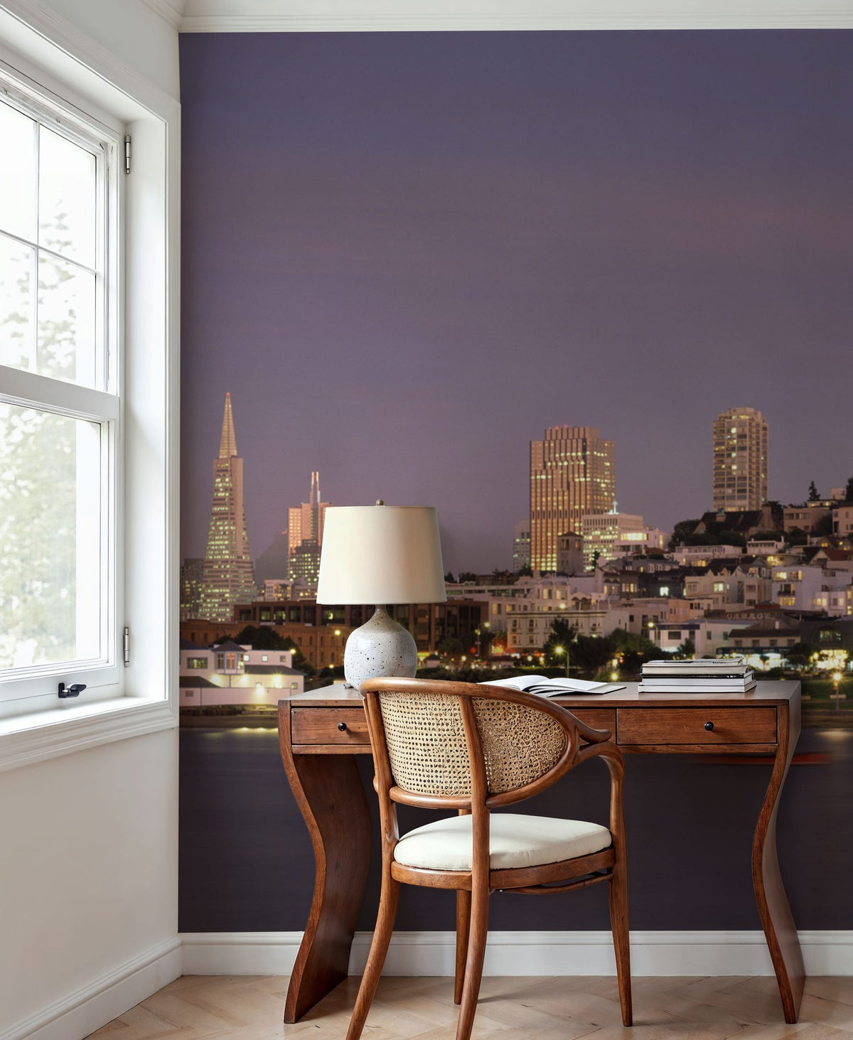 San Francisco Twilight Mural Wallpaper - room preview 06