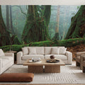 Yaku Rain Forest Mural Wallpaper - room preview 06