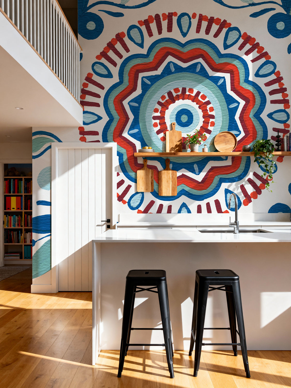 Tex Mex Mandala Tile III Mural Wallpaper - room preview 06