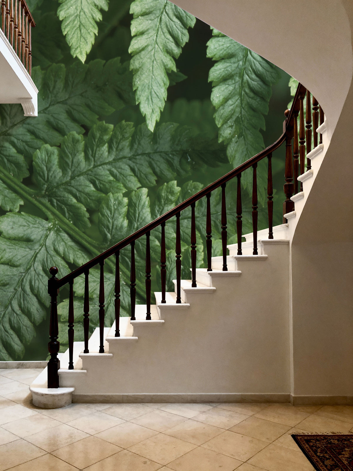 Fern Lines Mural Wallpaper - room preview 06