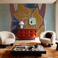 Modern Floral Vase II Mural Wallpaper - room preview 06