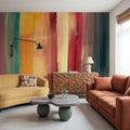 Sunset Fall Forest Mural Wallpaper - room preview 06