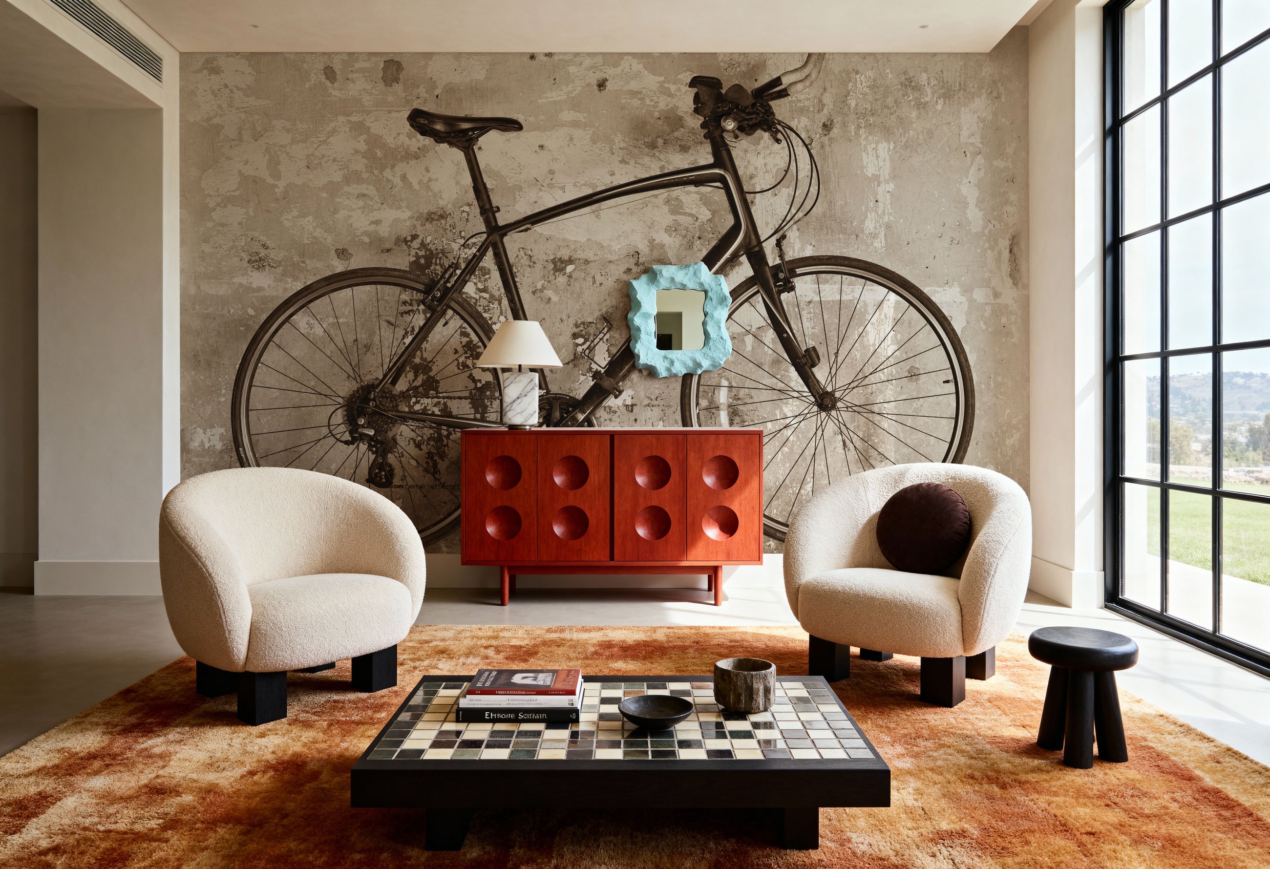 Bike Mural Wallpaper