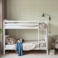 Coastal Leaning Green Mural Wallpaper - room preview 06