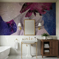Mystical Woman I Mural Wallpaper - Purple Tone - room preview 06