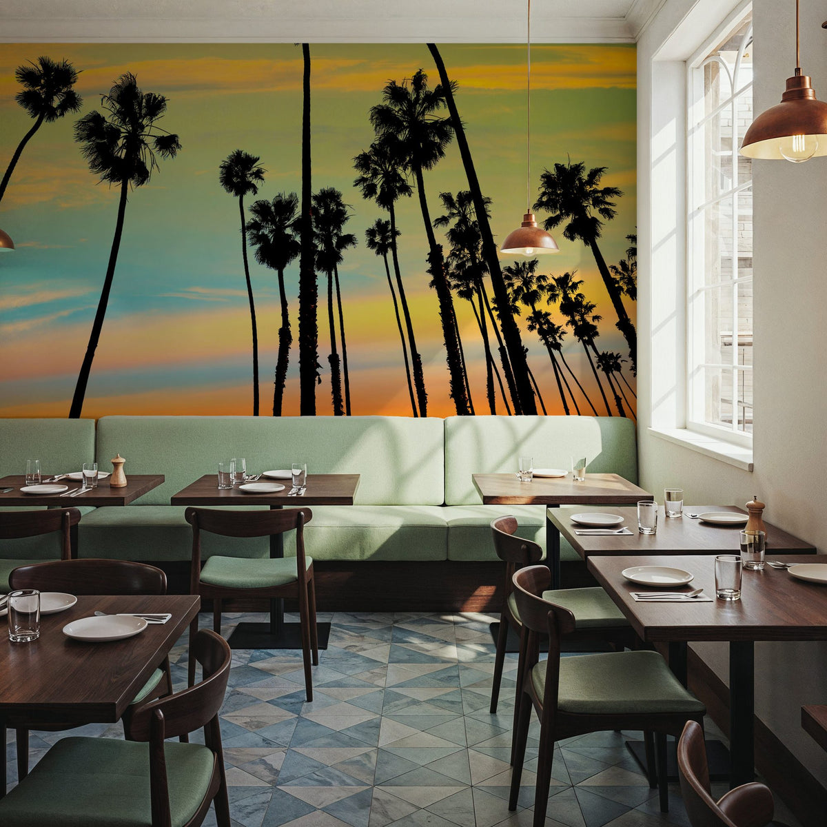 Santa Barbara Sunset III Mural Wallpaper - room preview 06
