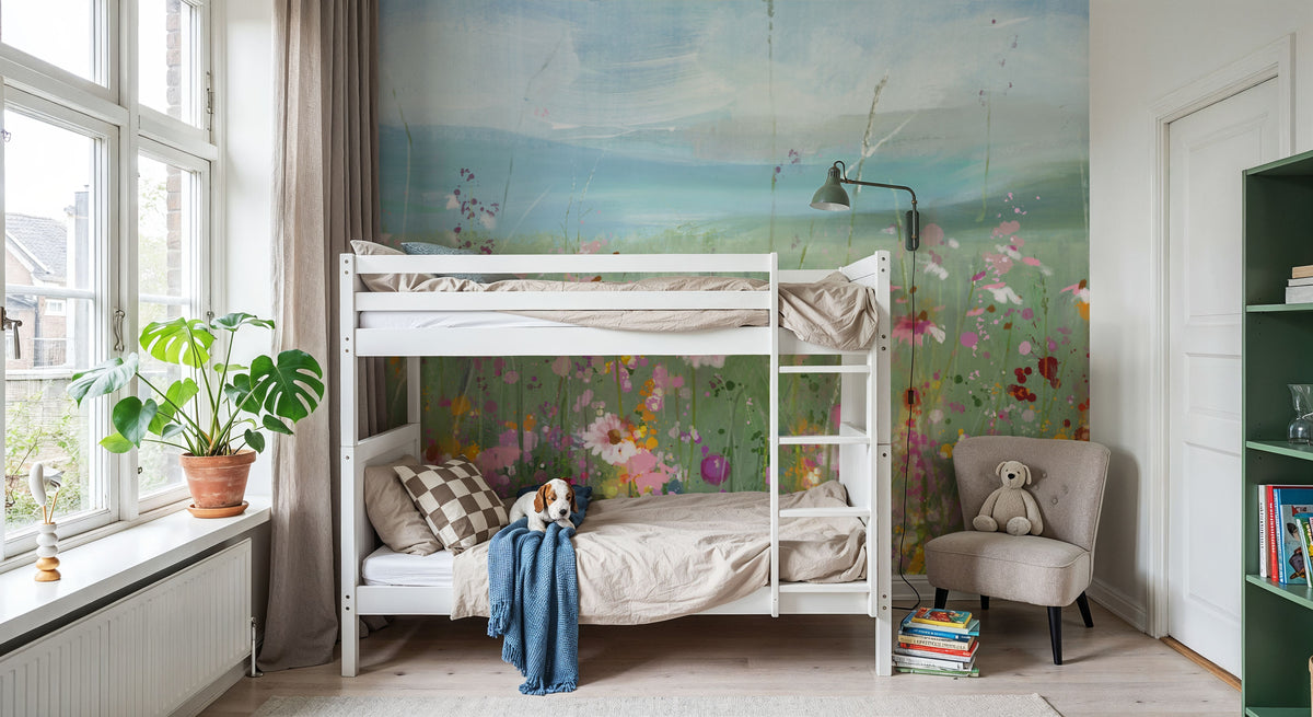 Meadow Stroll Mural Wallpaper - room preview 06