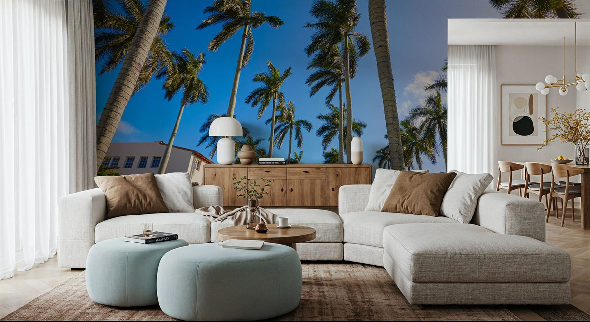 Palm Way Mural Wallpaper - room preview 06