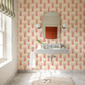 Pineapple Goals Yellow Mural Wallpaper - room preview 06
