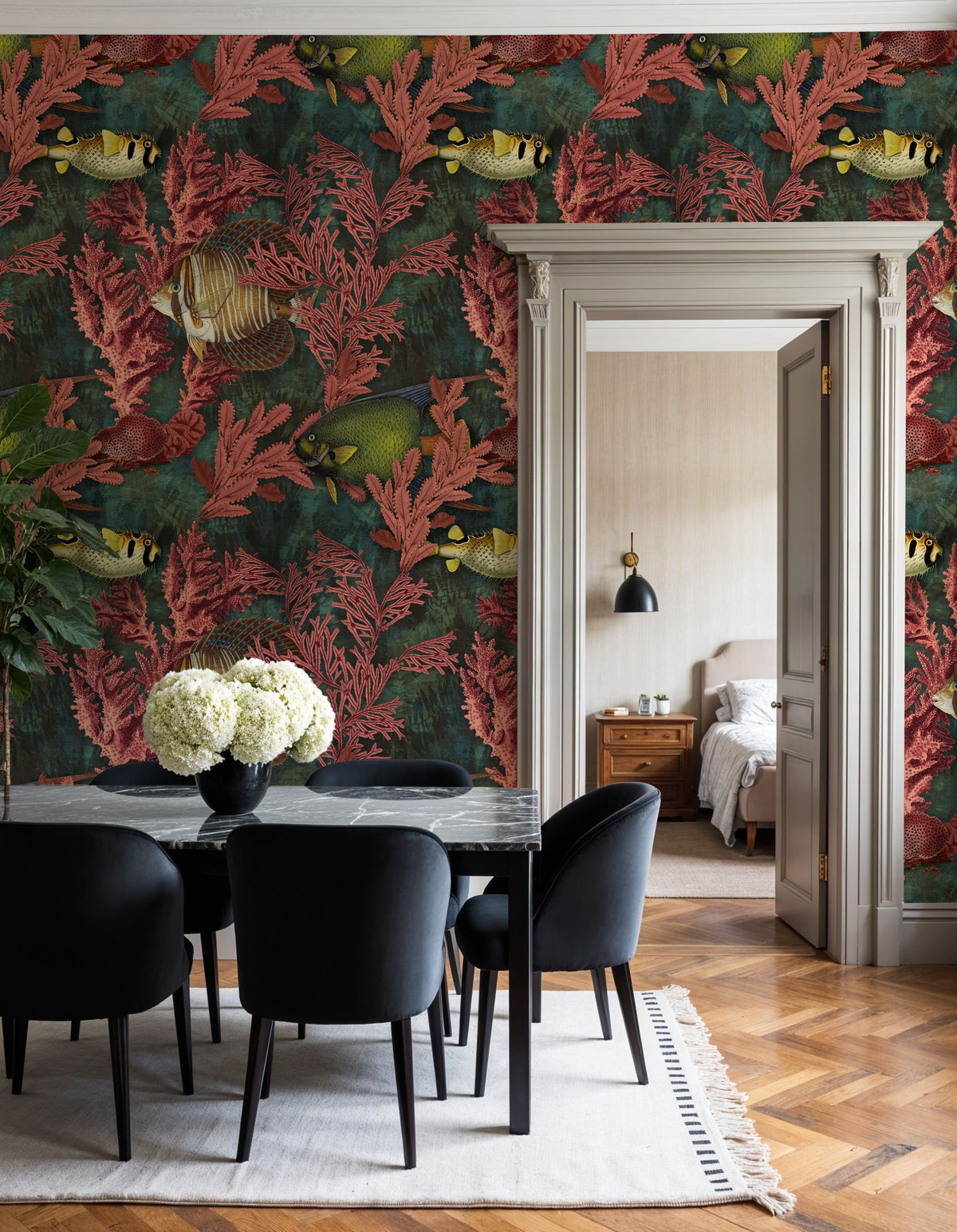 Coral Reef Mural Wallpaper - room preview 06
