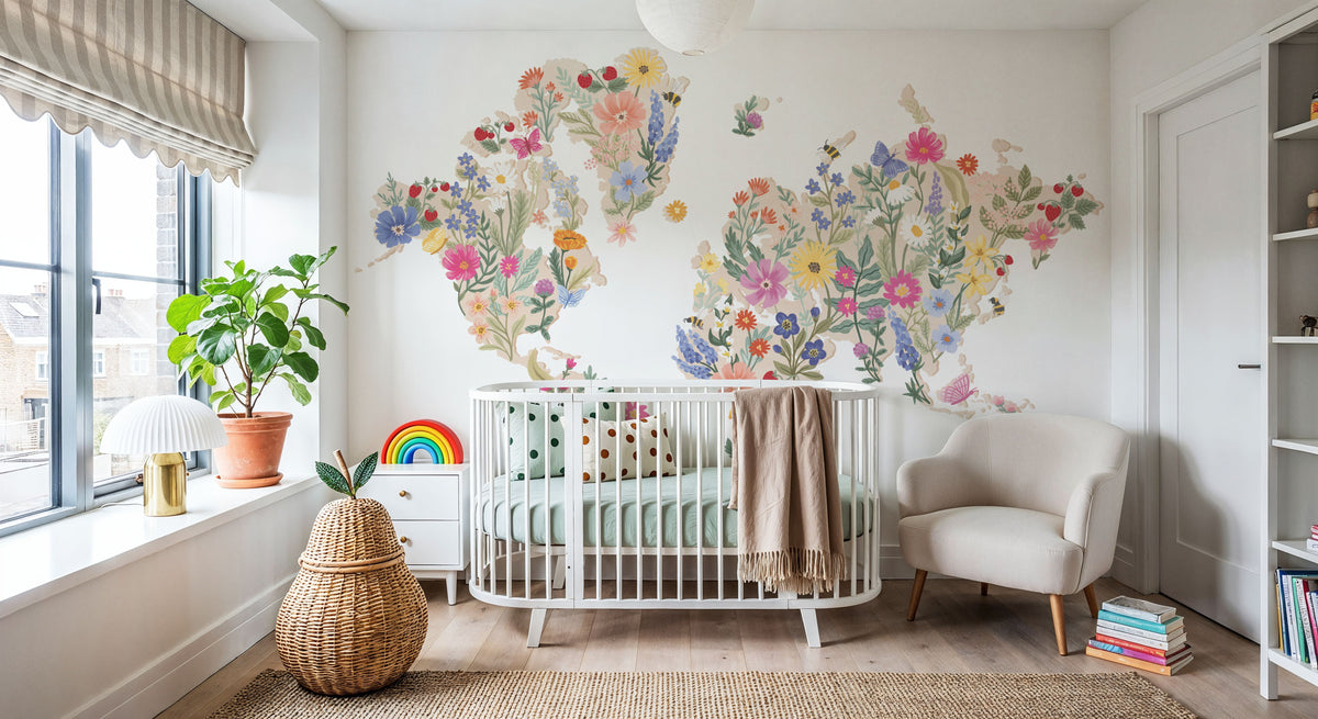 Meadow World Mural Wallpaper - room preview 06