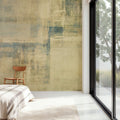 Texture Fields Yellow Mural Wallpaper - room preview 06