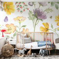 Soft Meadow I Mural Wallpaper - room preview 06