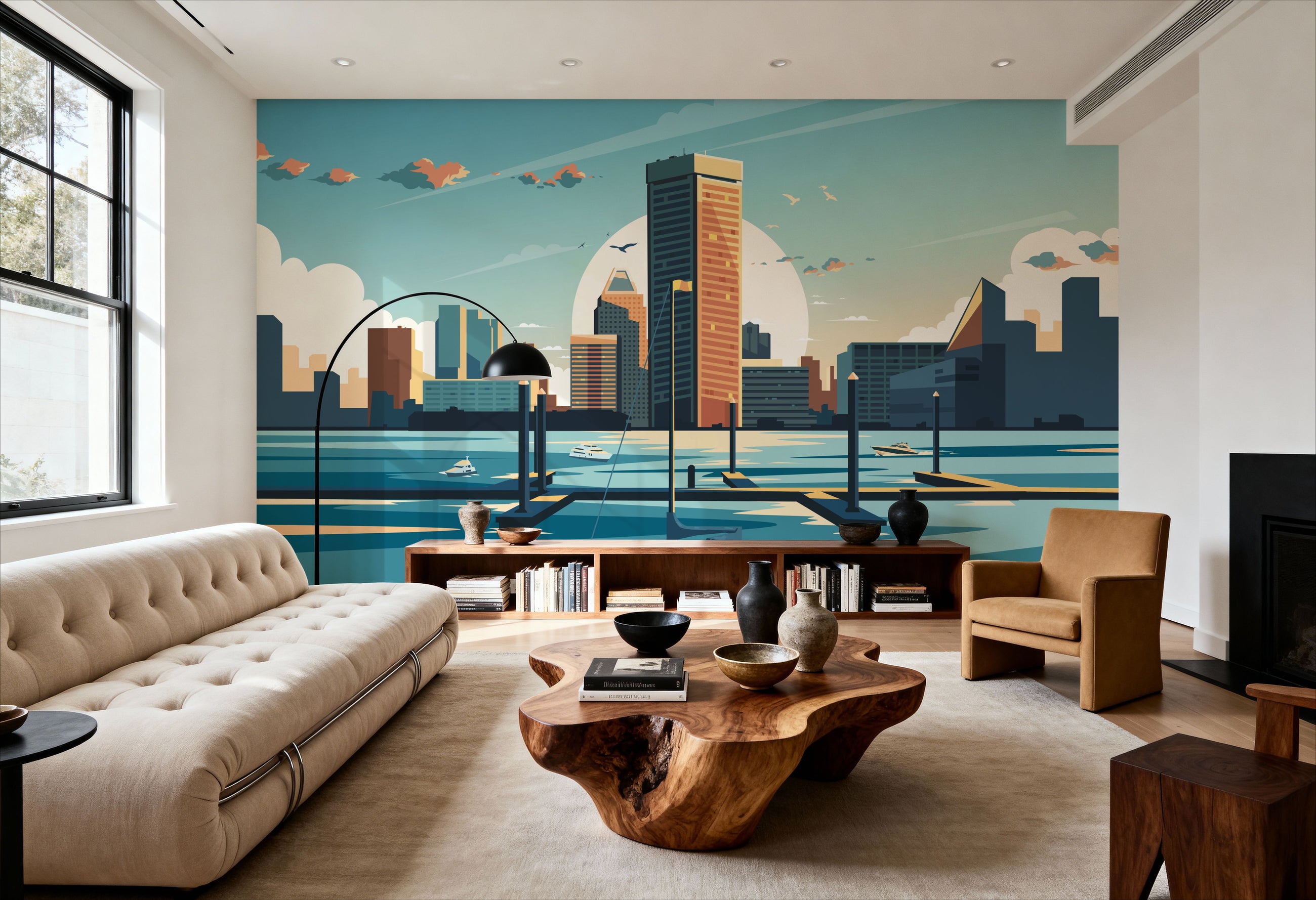 Travel Baltimore Mural Wallpaper