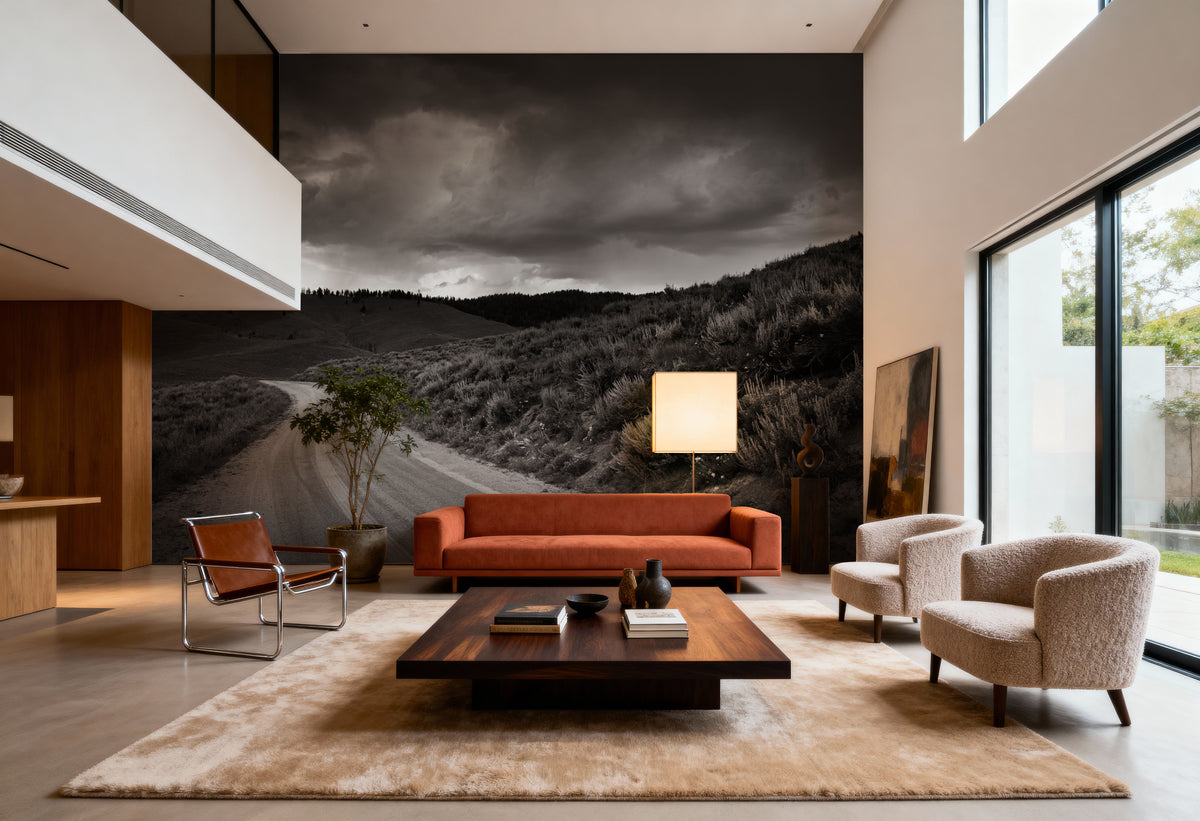 Stanley Basin Road Mural Wallpaper - room preview 06