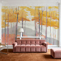 Late Wood Mural Wallpaper - room preview 06