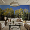 Autumn Forest Glow Mural Wallpaper - room preview 06