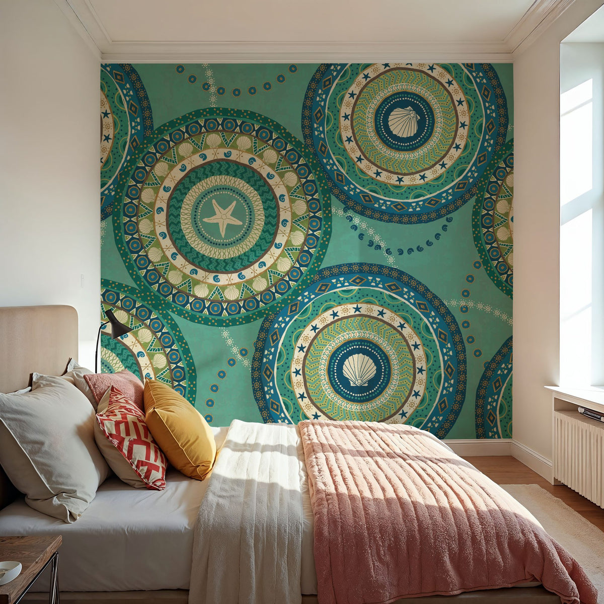 Coastal Treasure XV Mural Wallpaper - room preview 06
