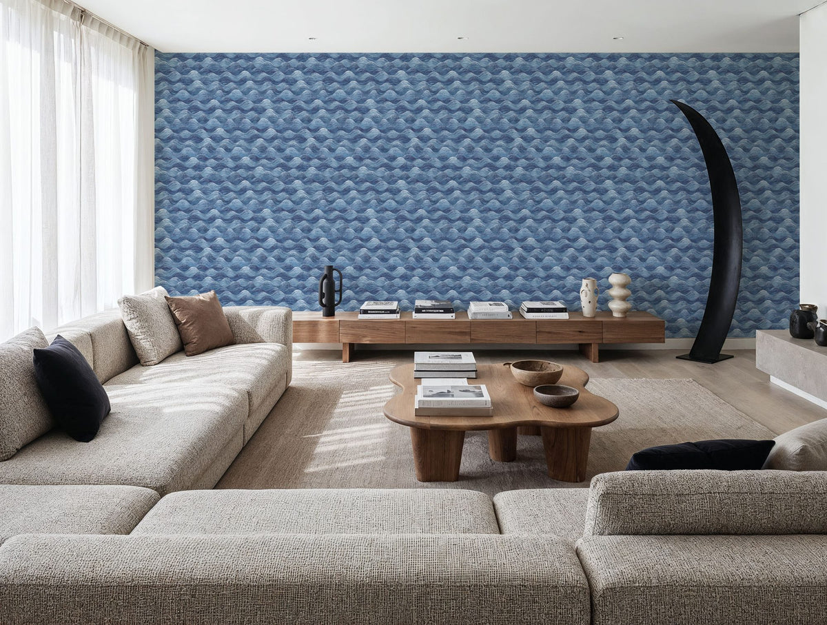 Stormy Sea Wave Mural Wallpaper - room preview 06
