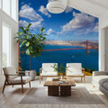 Golden Gate Bridge From Marin Mural Wallpaper - room preview 06