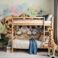 Puppies - Cute Baby Animals Series Mural Wallpaper - room preview 06