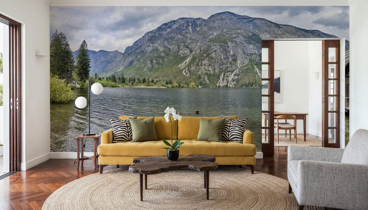 Mountain Lodge Retreat Mural Wallpaper - room preview 06