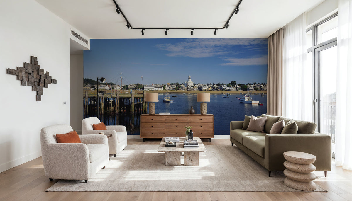 Harbor Tower Vista Mural Wallpaper - room preview 06
