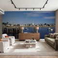 Harbor Tower Vista Mural Wallpaper - room preview 06
