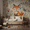 Pretty Fox Mural Wallpaper - room preview 06