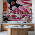 Moody Peonies Mural Wallpaper - room preview 06