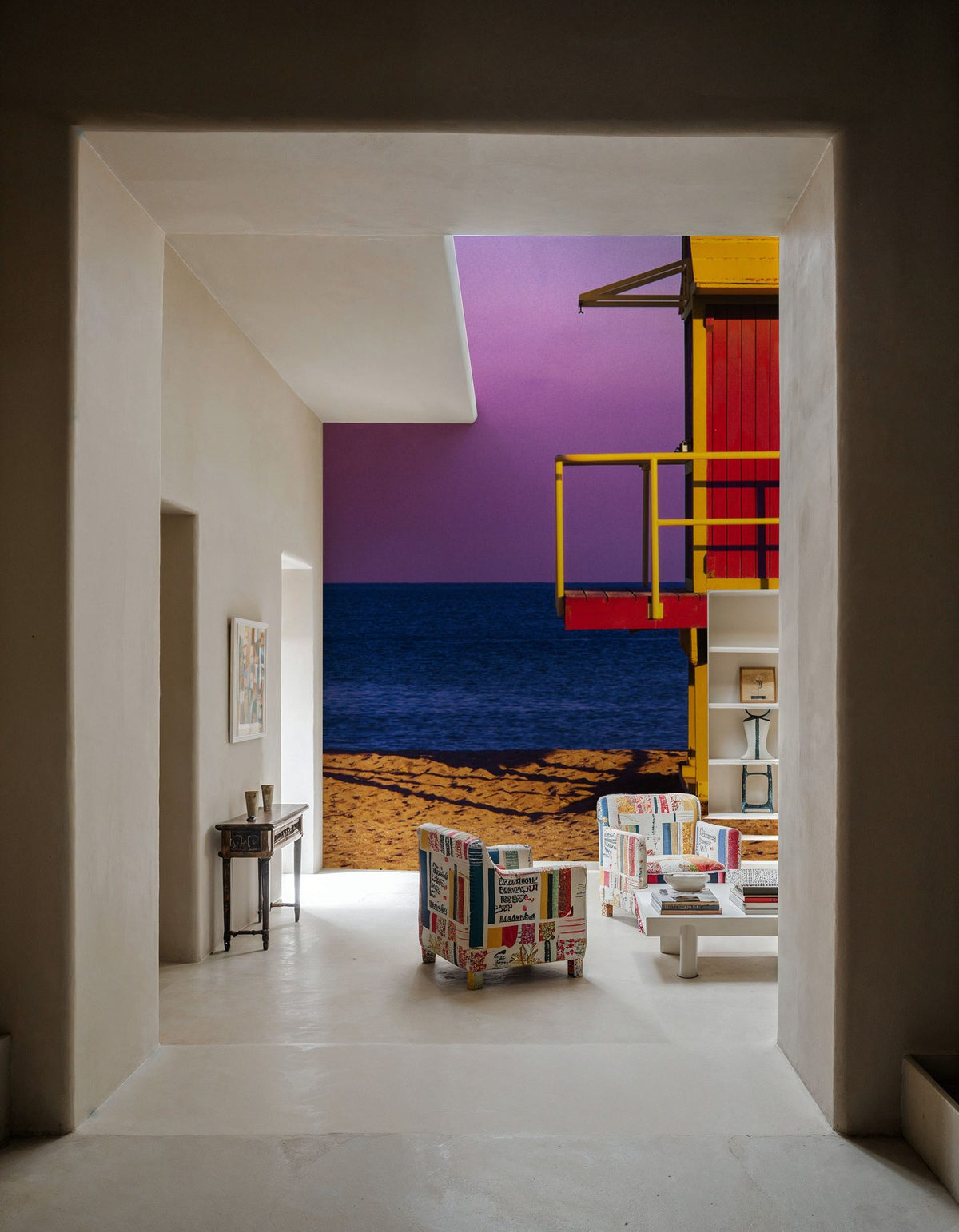 Sunset Watch Mural Wallpaper - room preview 06