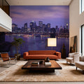 Twilight Bridge Horizon Mural Wallpaper - room preview 06