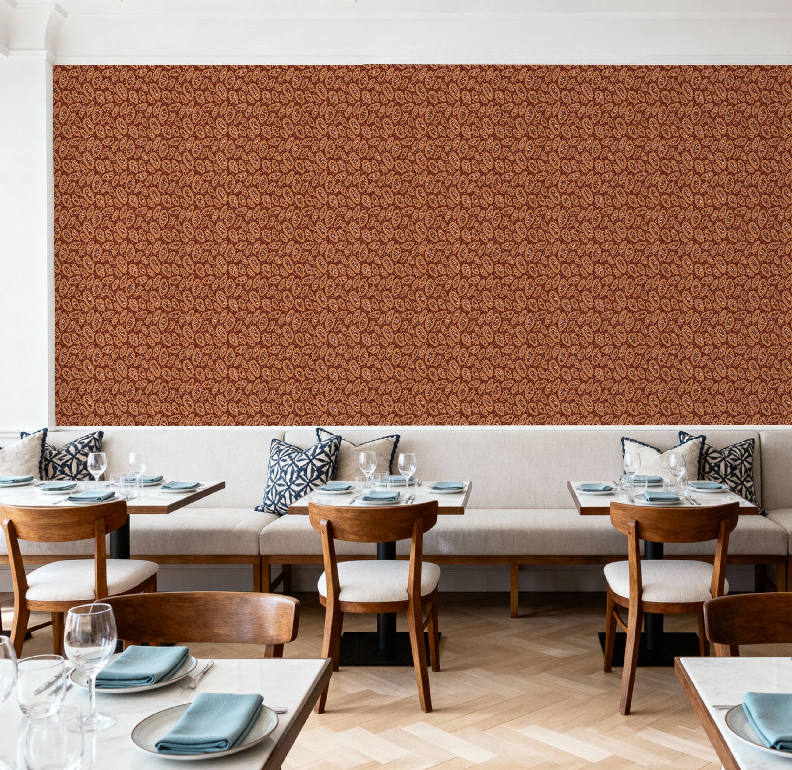 Coffee and Cocoa Mural Wallpaper