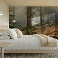 The Bear Trail Mural Wallpaper - room preview 06