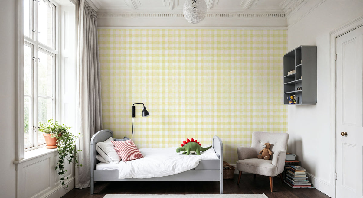 Checks, Citrus Mural Wallpaper - room preview 06