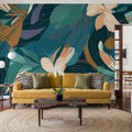 Manga Floral Mural Wallpaper - room preview 06