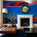 Golden Gate Sunset I Mural Wallpaper - room preview 06