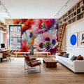 Intense Floral Radiance Mural Wallpaper - room preview 06