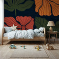 Modern Blooms IV Mural Wallpaper - room preview 06