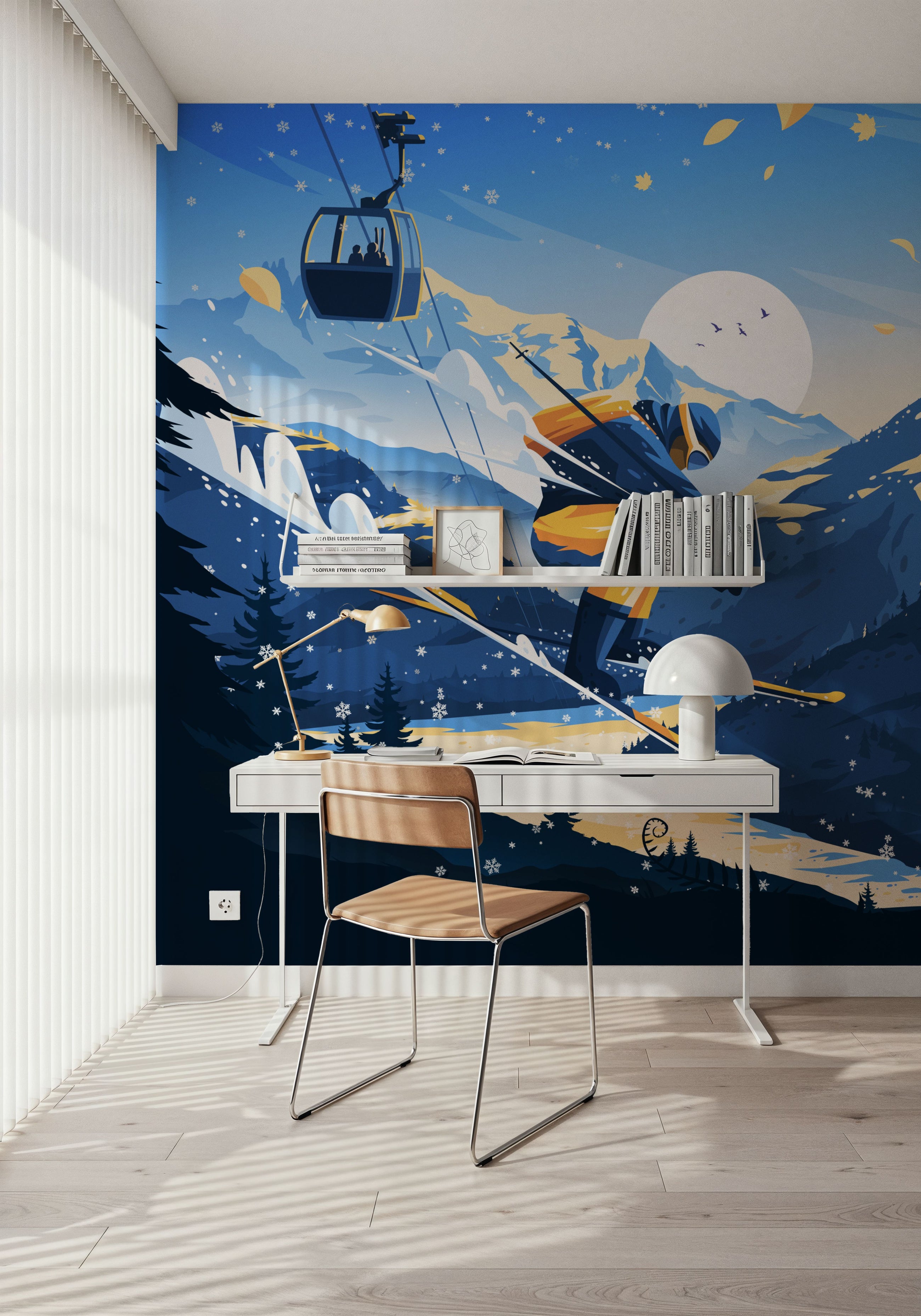 Travel Chamonix Mural Wallpaper