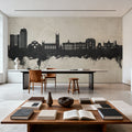 Oldham England Skyline Concrete Mural Wallpaper - room preview 06