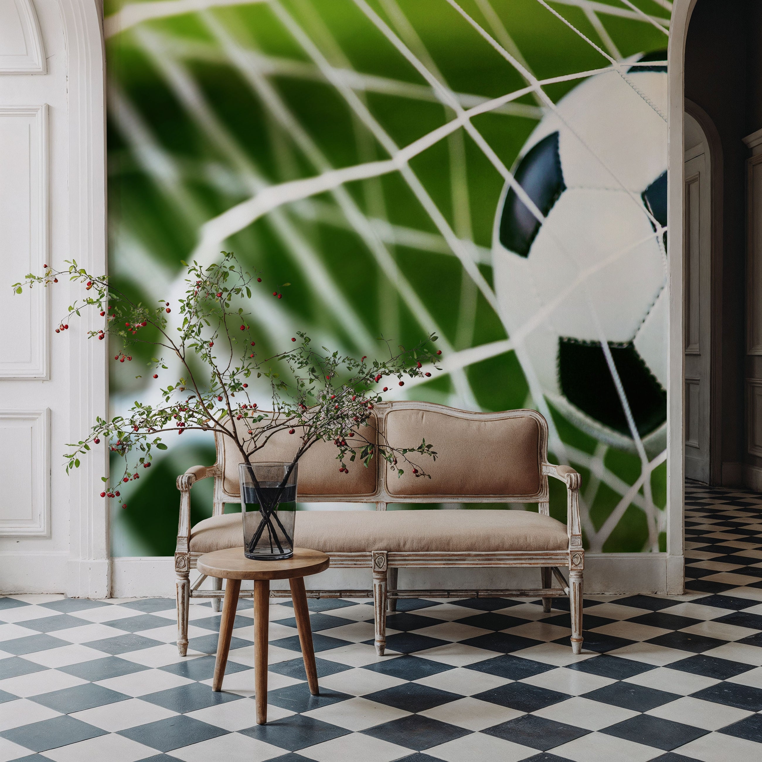Football or Soccer Mural Wallpaper
