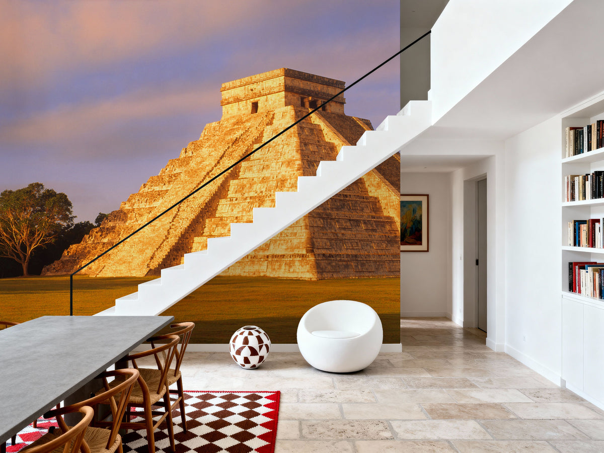 Temple of the Sun Mural Wallpaper - room preview 06