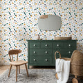Terrazzo Shapes Mural Wallpaper - room preview 06