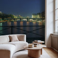Riverfront Twilight Mural Wallpaper - room preview 06